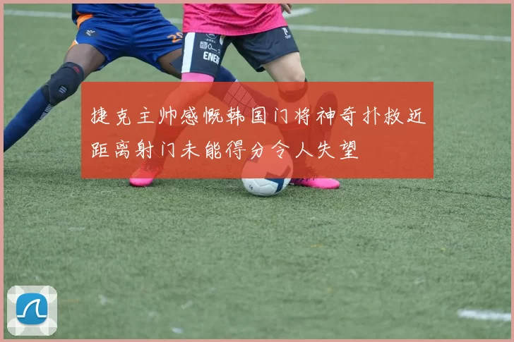 捷克主帅感慨韩国门将神奇扑救近距离射门未能得分令人失望